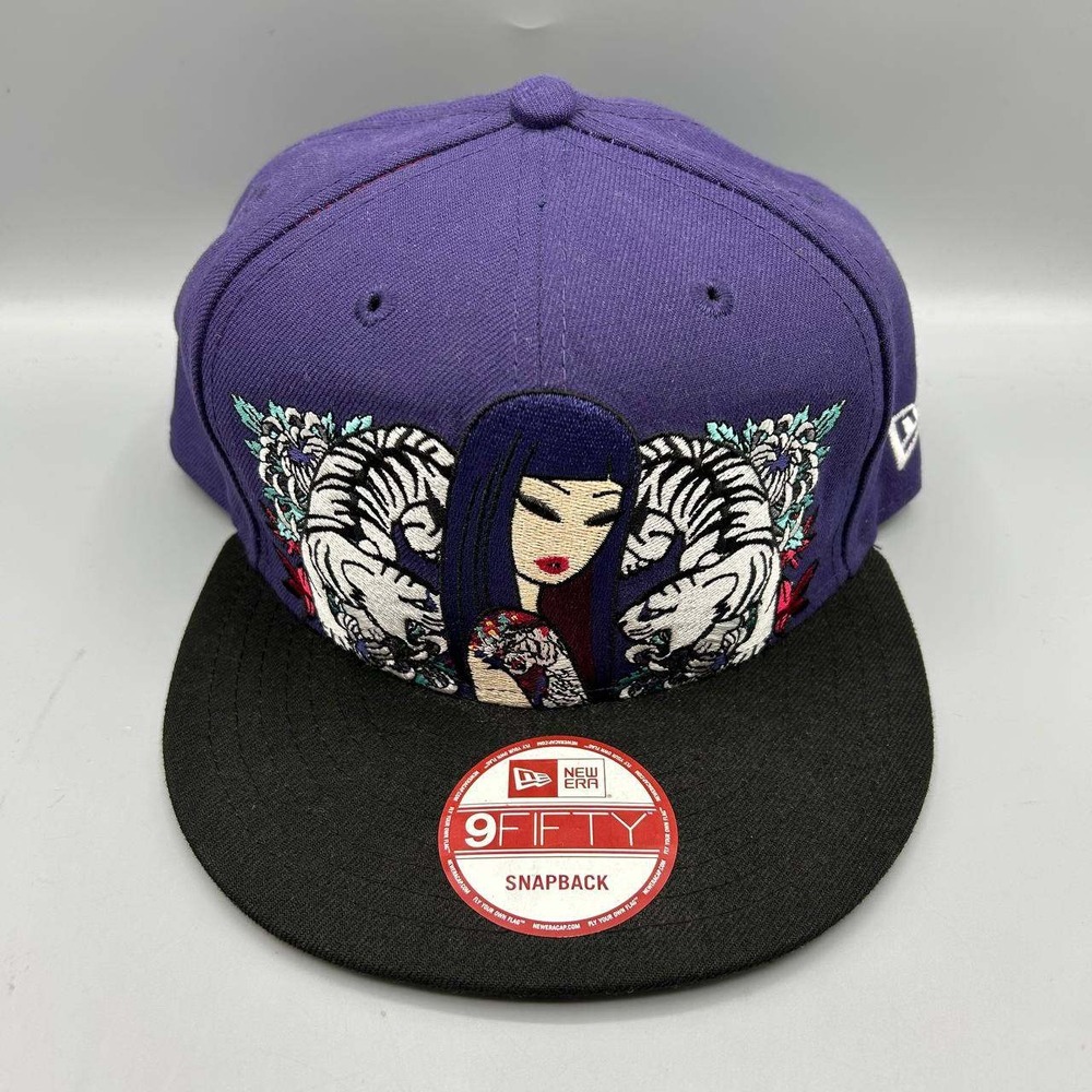 TKDK Tokidoki Hat Men Purple Black Fading Geisha 9Fifty New Era Snap Back Cap